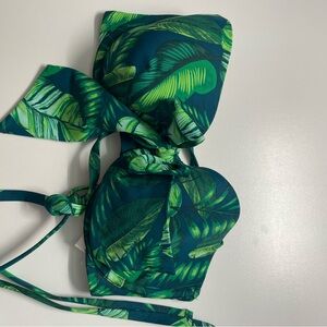 NWT Green Floral Bikini
